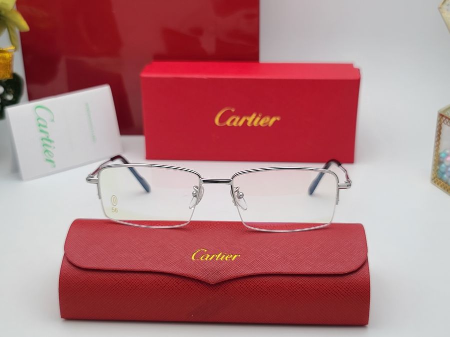 GỌNG KÍNH CARTIER TITANIUM - CARTIER CT3138862 SILVER