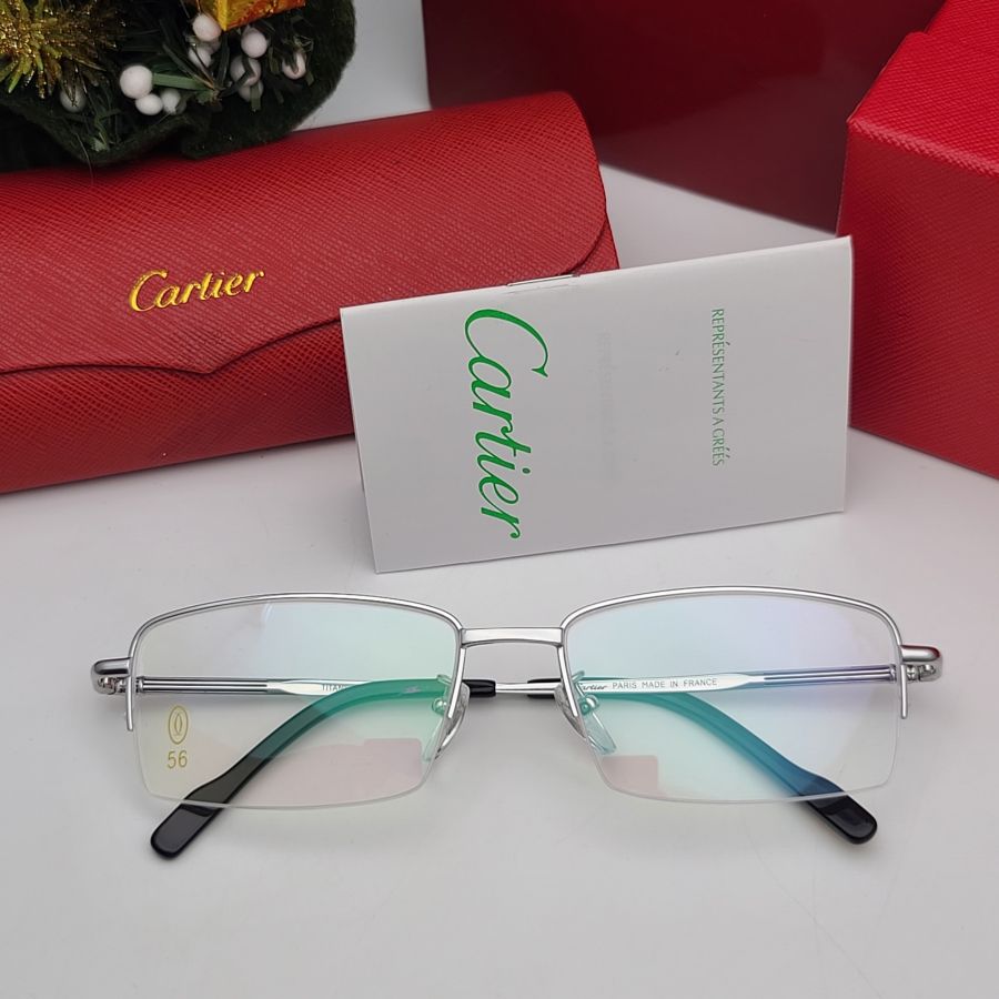 GỌNG KÍNH CARTIER TITANIUM - CARTIER CT3138862 SILVER