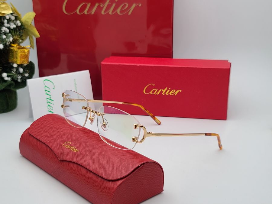 GỌNG KÍNH CARTIER TITANIUM - CARTIER CT5491121 GOLD