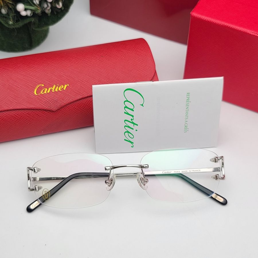 GỌNG KÍNH CARTIER TITANIUM - CARTIER CT5491121 SILVER