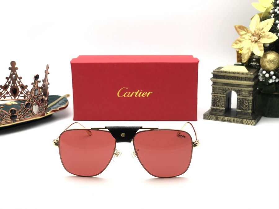 KÍNH MẮT CARTIER THỜI TRANG - CARTIER CT0167/S RED