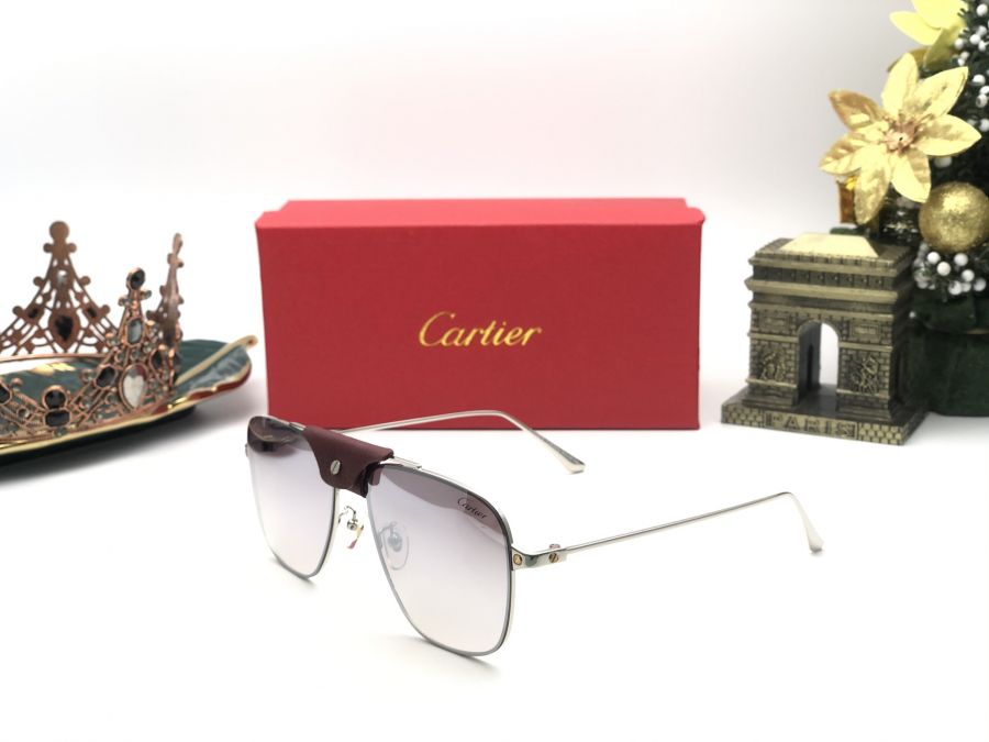 KÍNH MẮT CARTIER THỜI TRANG - CARTIER CT0167/S SILVER LENS