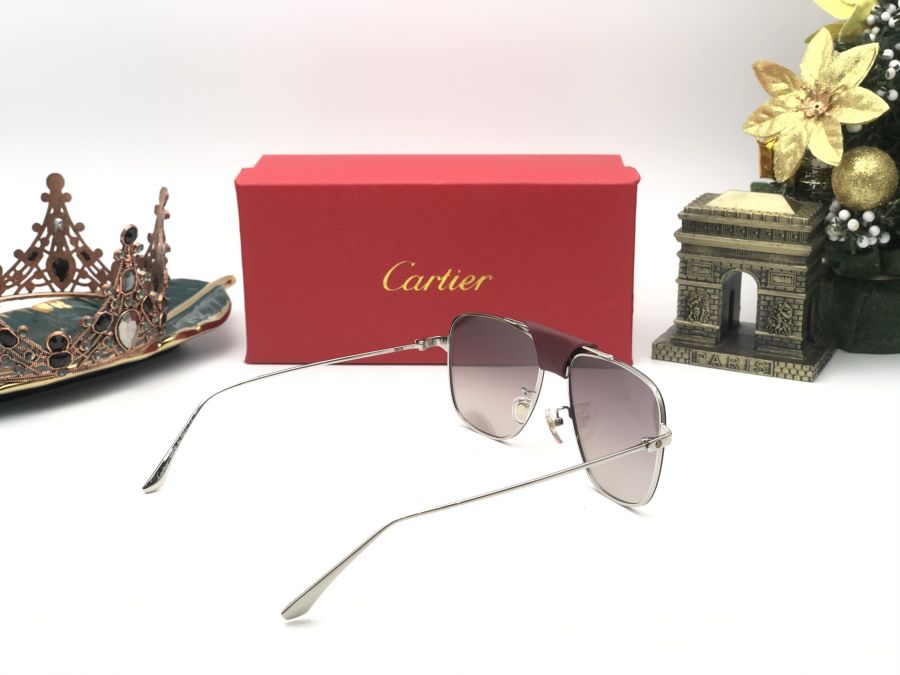 KÍNH MẮT CARTIER THỜI TRANG - CARTIER CT0167/S SILVER LENS