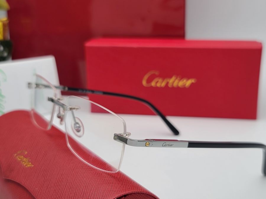 GỌNG KÍNH CARTIER TITANIUM - CARTIER CT00990 SILVER