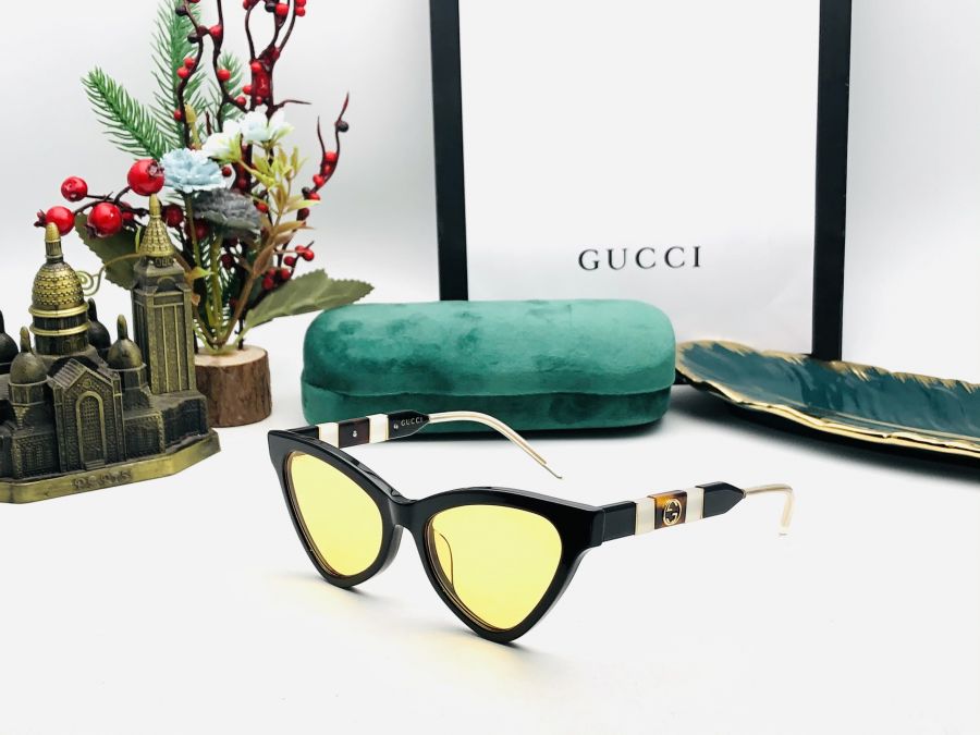 KÍNH MẮT THỜI TRANG NỮ CAO CẤP GUCCI - GUCCI GG0597S YEALLOW