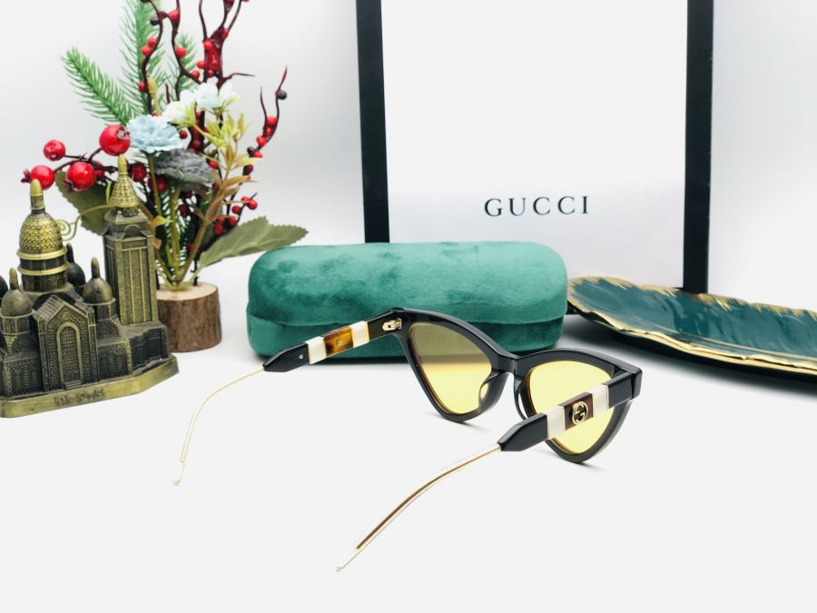 KÍNH MẮT THỜI TRANG NỮ CAO CẤP GUCCI - GUCCI GG0597S YEALLOW