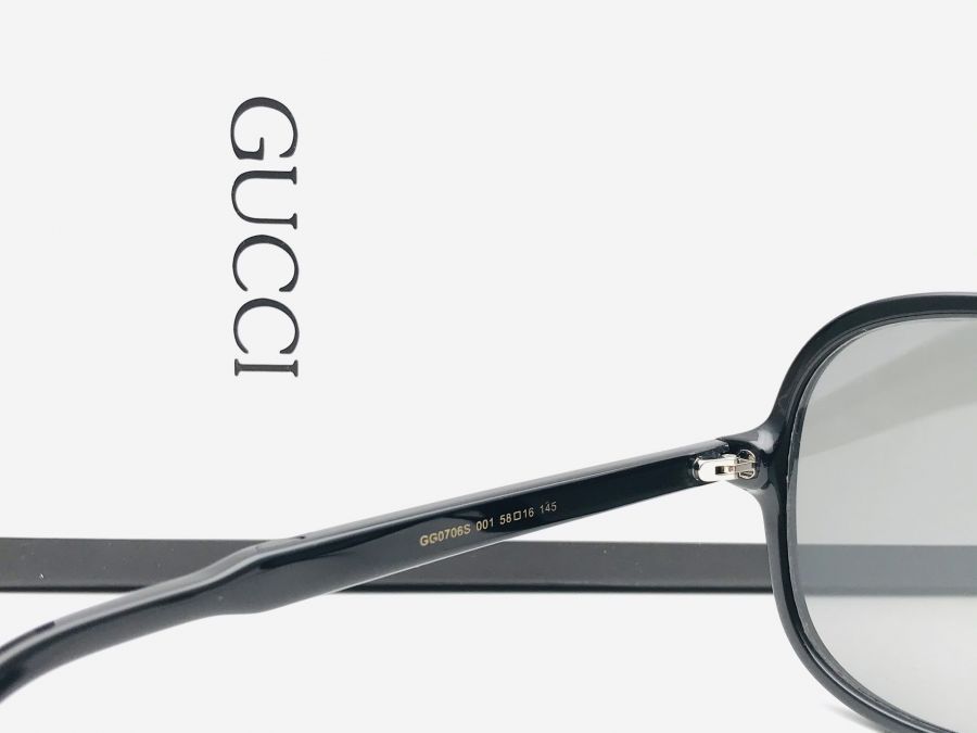 KÍNH MẮT THỜI TRANG CAO CẤP GUCCI - GUCCI GG0706S SILVER LENS