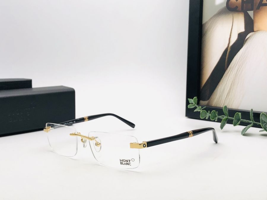 GỌNG KÍNH MONTBLANC KHÔNG VIỀN CAO CẤP - MONTBLANC EYEGLASS MB0449 GOLD