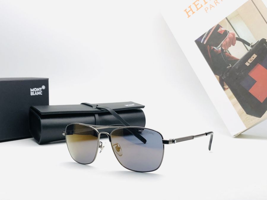 KÍNH MẮT NAM MONTBLANC CAO CẤP - MONTBLANC MB0026S 009 GREY MIRROR LENS (ORIGINAL)