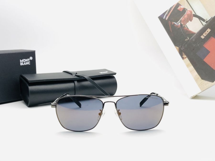 KÍNH MẮT NAM MONTBLANC CAO CẤP - MONTBLANC MB0026S 009 GREY MIRROR LENS (ORIGINAL)