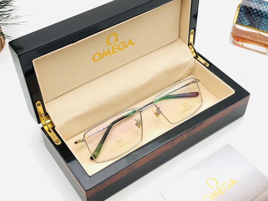 GỌNG KÍNH NAM OMEGA TITANIUM MẠ VÀNG 18K CAO CẤP - OMEGA 511608 TITANIUM 18K SILVER