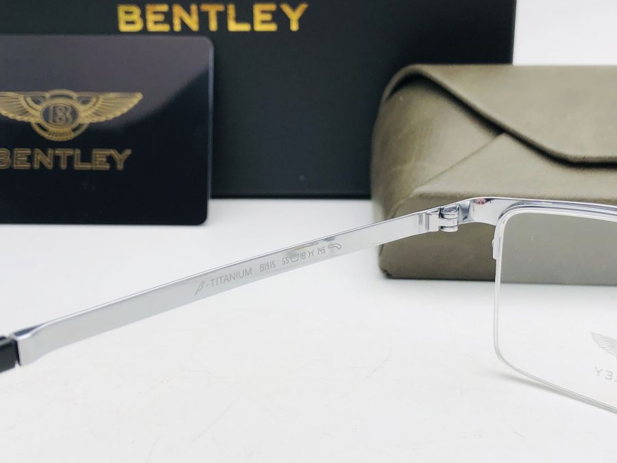 GỌNG KÍNH BENTLEY TITANIUM CAO CẤP - BENTLEY EYEWEAR B1912 SILVER TITANIUM