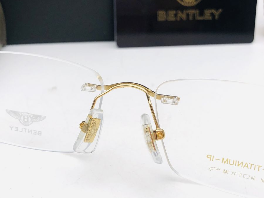 GỌNG KÍNH KHOAN BENTLEY TITANIUM CAO CẤP - BENTLEY EYEWEAR B1911 GOLD TITANIUM