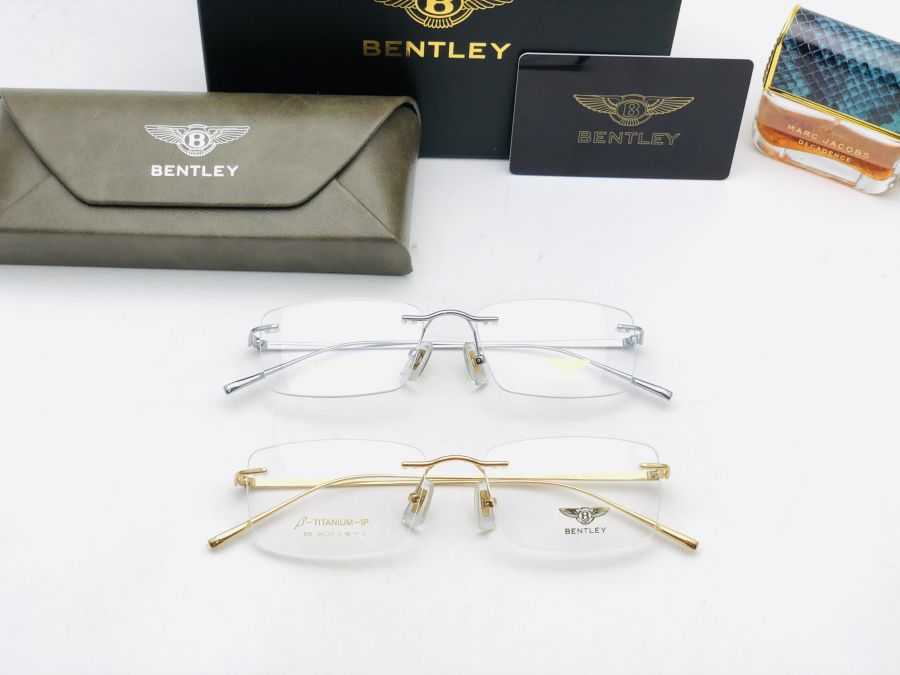 GỌNG KÍNH KHOAN BENTLEY TITANIUM CAO CẤP - BENTLEY EYEWEAR B1911 GOLD TITANIUM