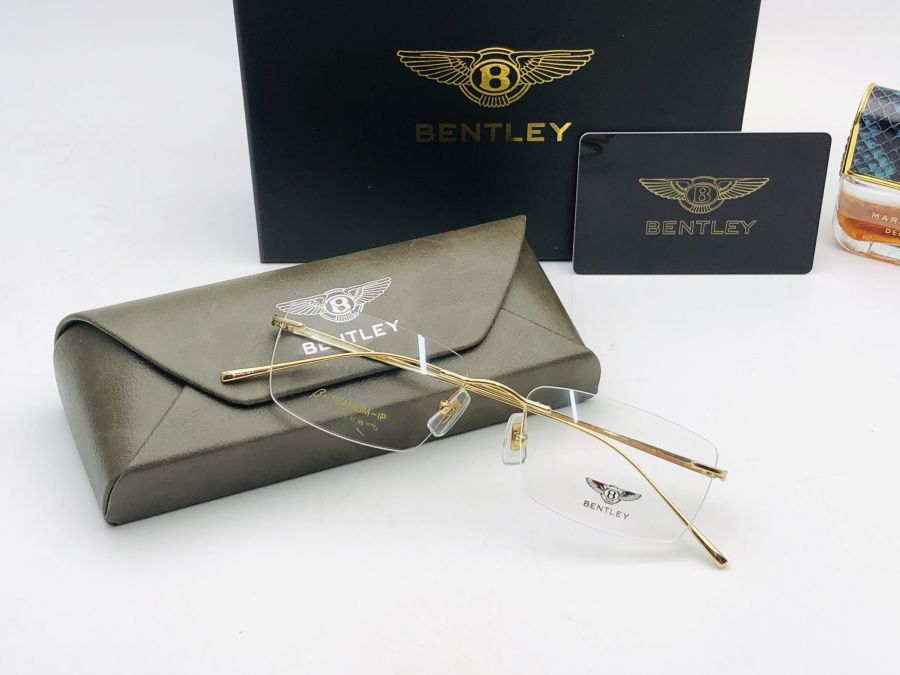 GỌNG KÍNH KHOAN BENTLEY TITANIUM CAO CẤP - BENTLEY EYEWEAR B1911 GOLD TITANIUM