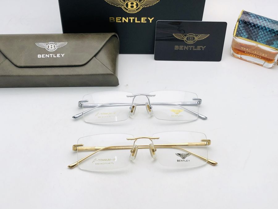 GỌNG KÍNH KHOAN BENTLEY TITANIUM CAO CẤP - BENTLEY EYEWEAR B1922 GOLD TITANIUM