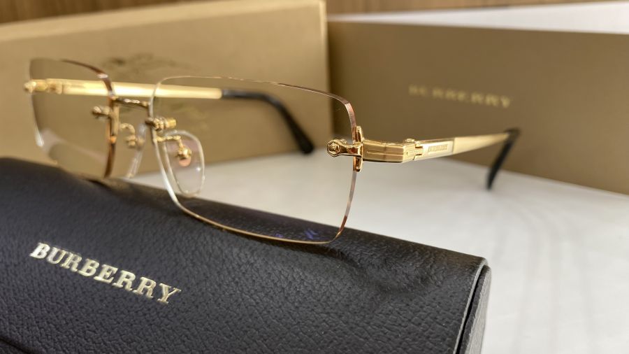 GỌNG KÍNH VÀNG NGUYÊN KHỐI BURBERRY 18K SOLID GOLD