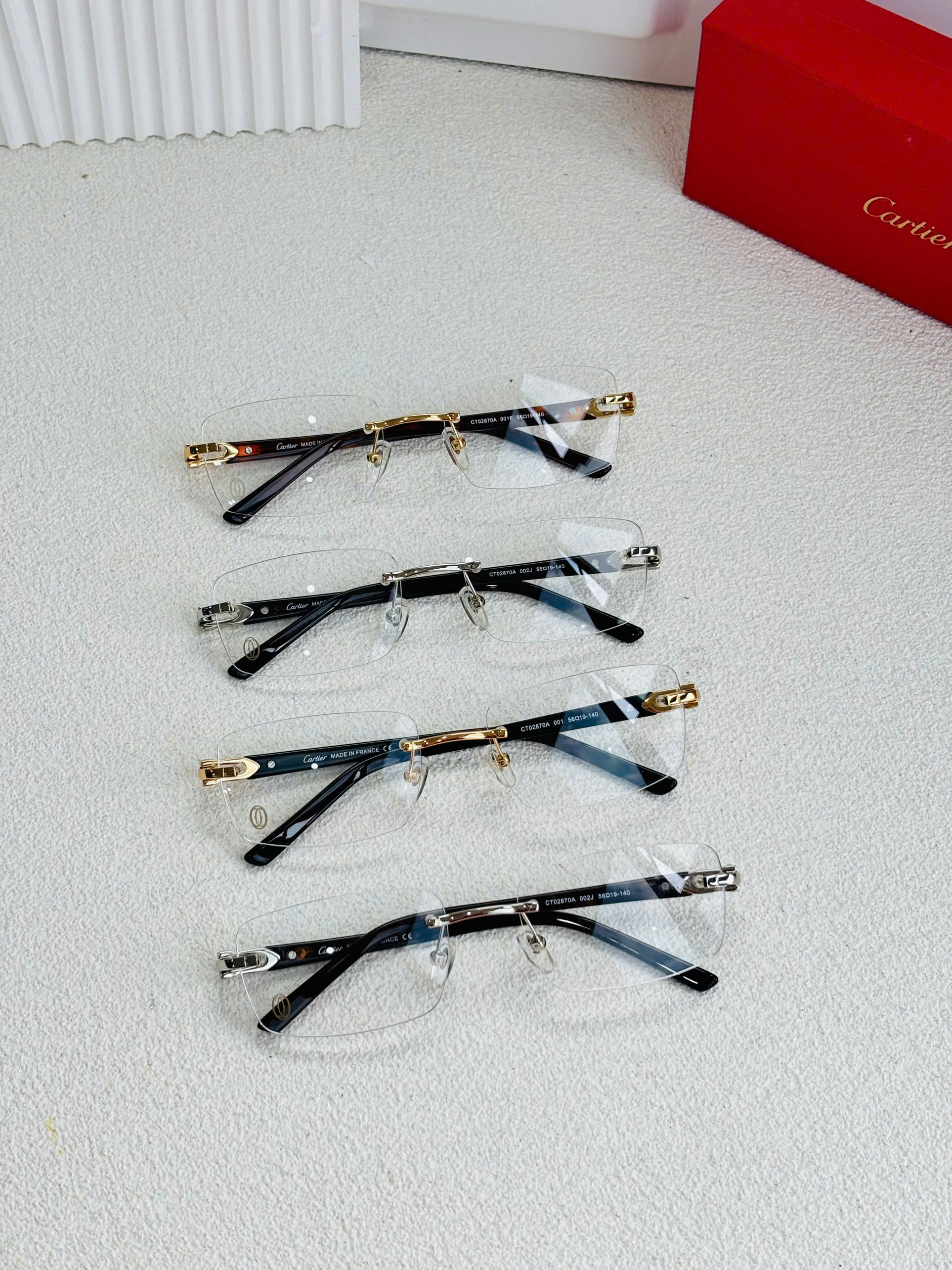 GỌNG KÍNH KHOAN CARTIER CT02870A CAO CẤP - CARTIER CT02870A EYEGLASS