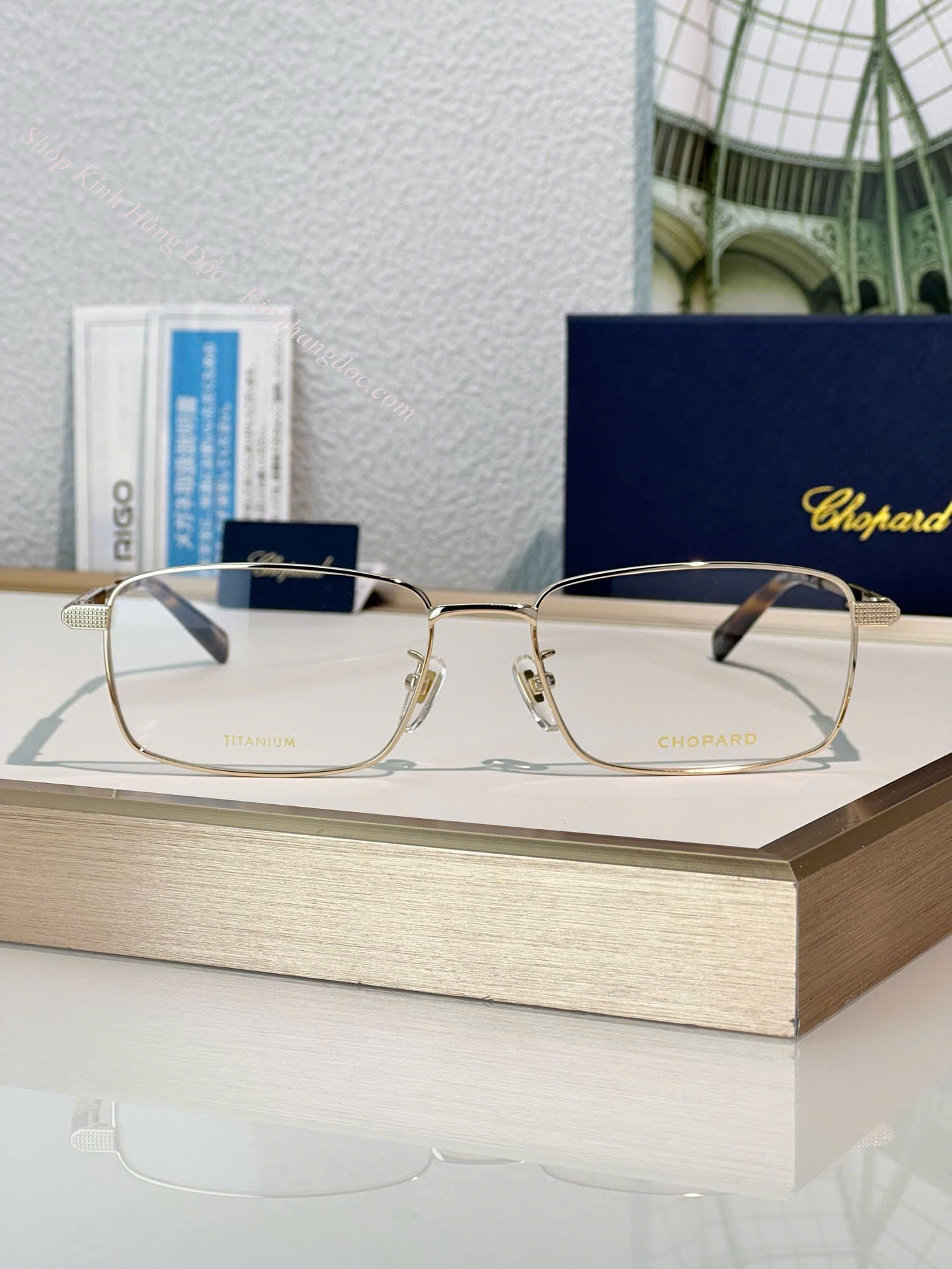 GỌNG KÍNH CHOPARD VCHG81J TITANIUM JAPAN CAO CẤP (Hàng Nhật) - CHOPARD VCHD81J TITANIUM JAPAN EYEGLASS