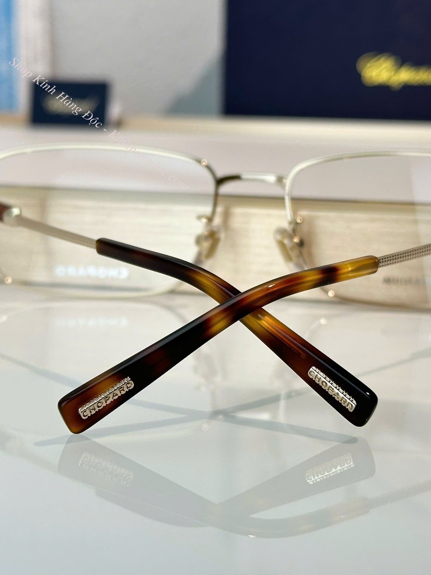 GỌNG KÍNH CHOPARD VCHG81J TITANIUM JAPAN CAO CẤP (Hàng Nhật) - CHOPARD VCHD81J TITANIUM JAPAN EYEGLASS
