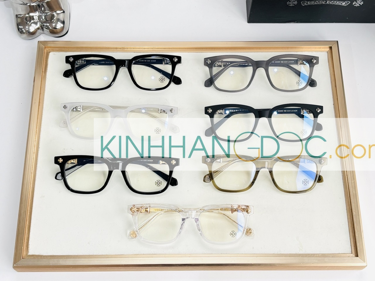 GỌNG KÍNH CẬN CHROME HEARTS CAO CẤP - CHROME HEARTS COX UCKER