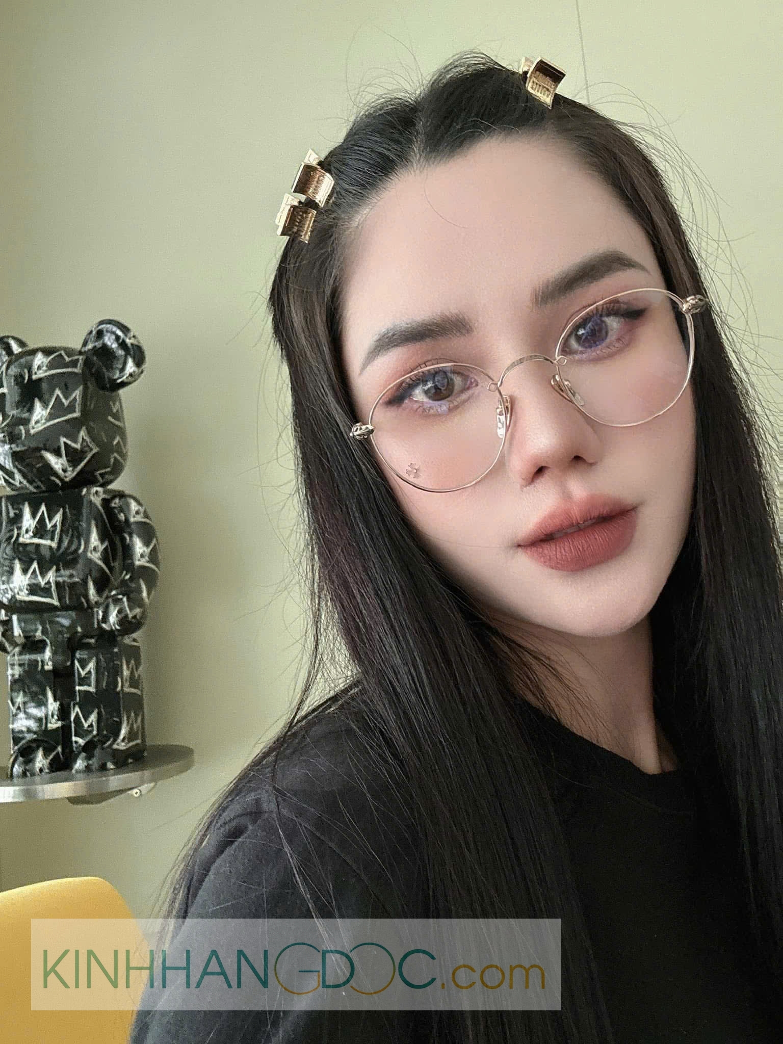 GỌNG KÍNH CHROME HEARTS TITANIUM CAO CẤP - CHROME HEARTS BUBBA II EYEGLASS