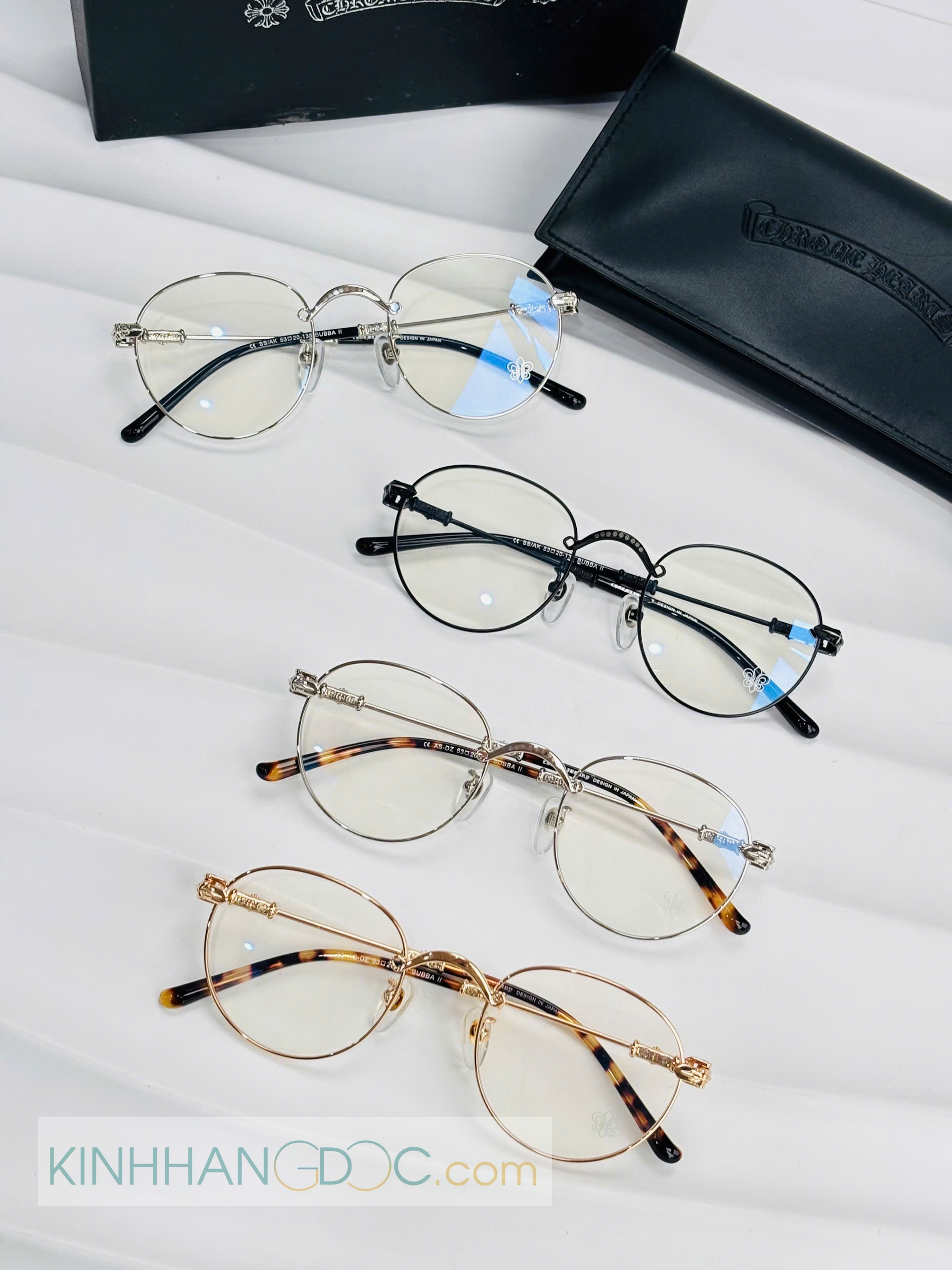 GỌNG KÍNH CHROME HEARTS TITANIUM CAO CẤP - CHROME HEARTS BUBBA II EYEGLASS