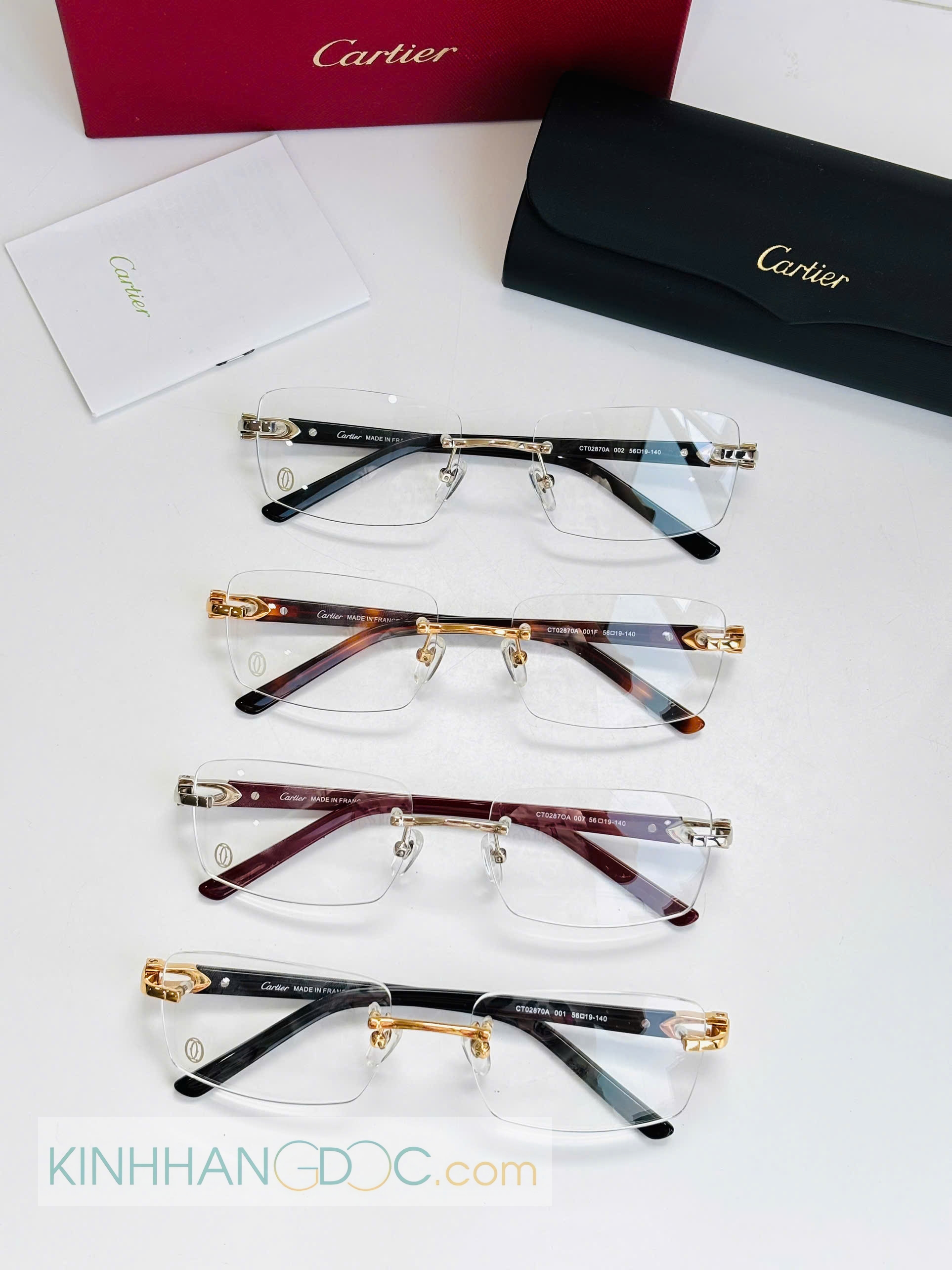 GỌNG KÍNH KHOAN CARTIER CT0287OA CAO CẤP - CARTIER CT0287OA EYEGLASS