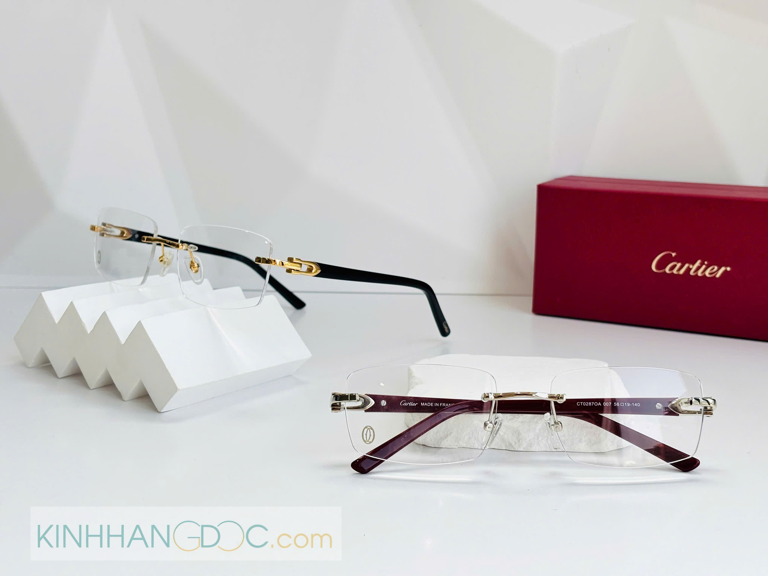 GỌNG KÍNH KHOAN CARTIER CT0287OA CAO CẤP - CARTIER CT0287OA EYEGLASS