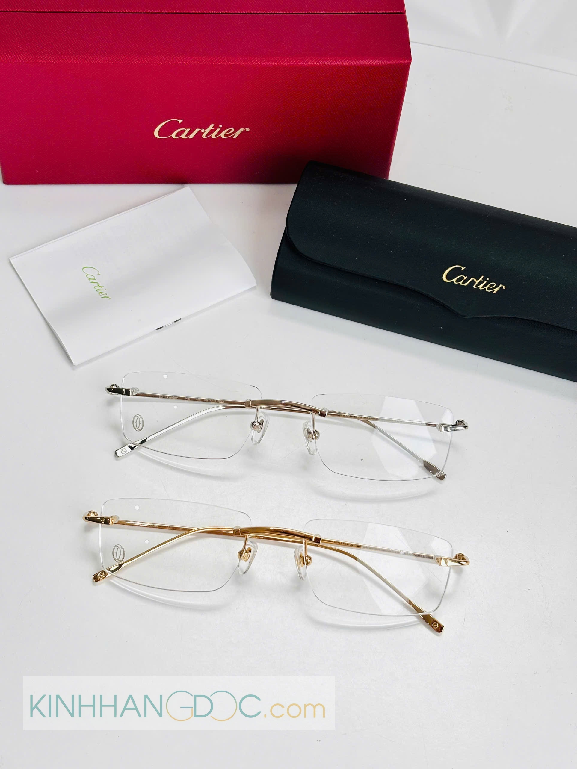 GỌNG KÍNH KHOAN CARTIER  CT0070O CAO CẤP - CARTIER CT0070O EYEGLASS