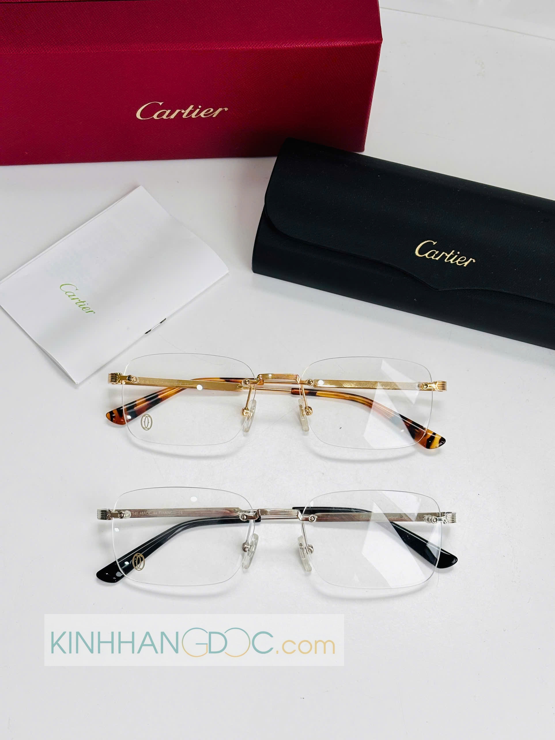 GỌNG KÍNH KHOAN CAO CẤP CARTIER CT0349O - CARTIER CT0349O EYEGLASS