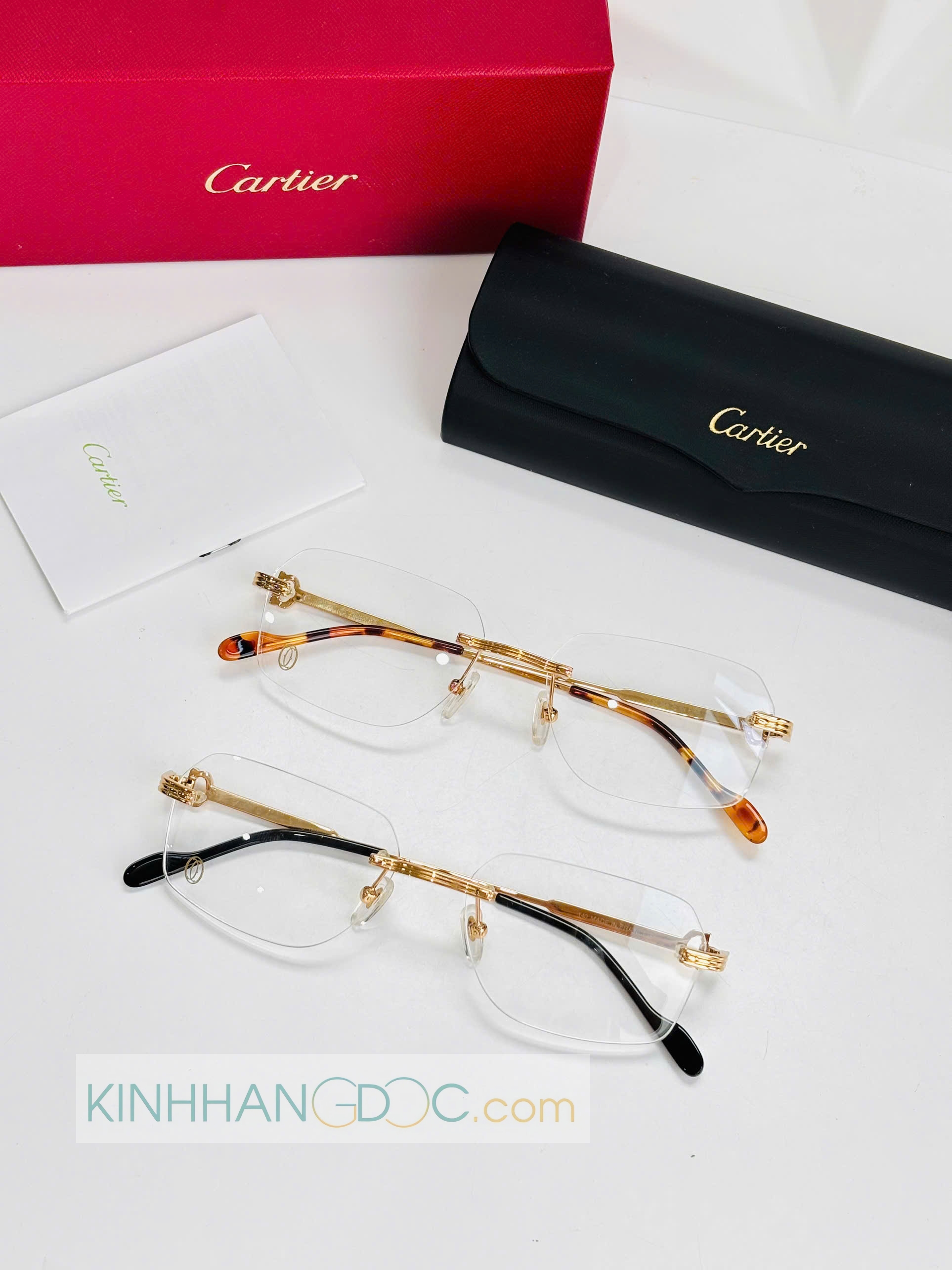 GỌNG KÍNH KHOAN CAO CẤP CARTIER CT0284O - CARTIER CT0284O EYEGLASS