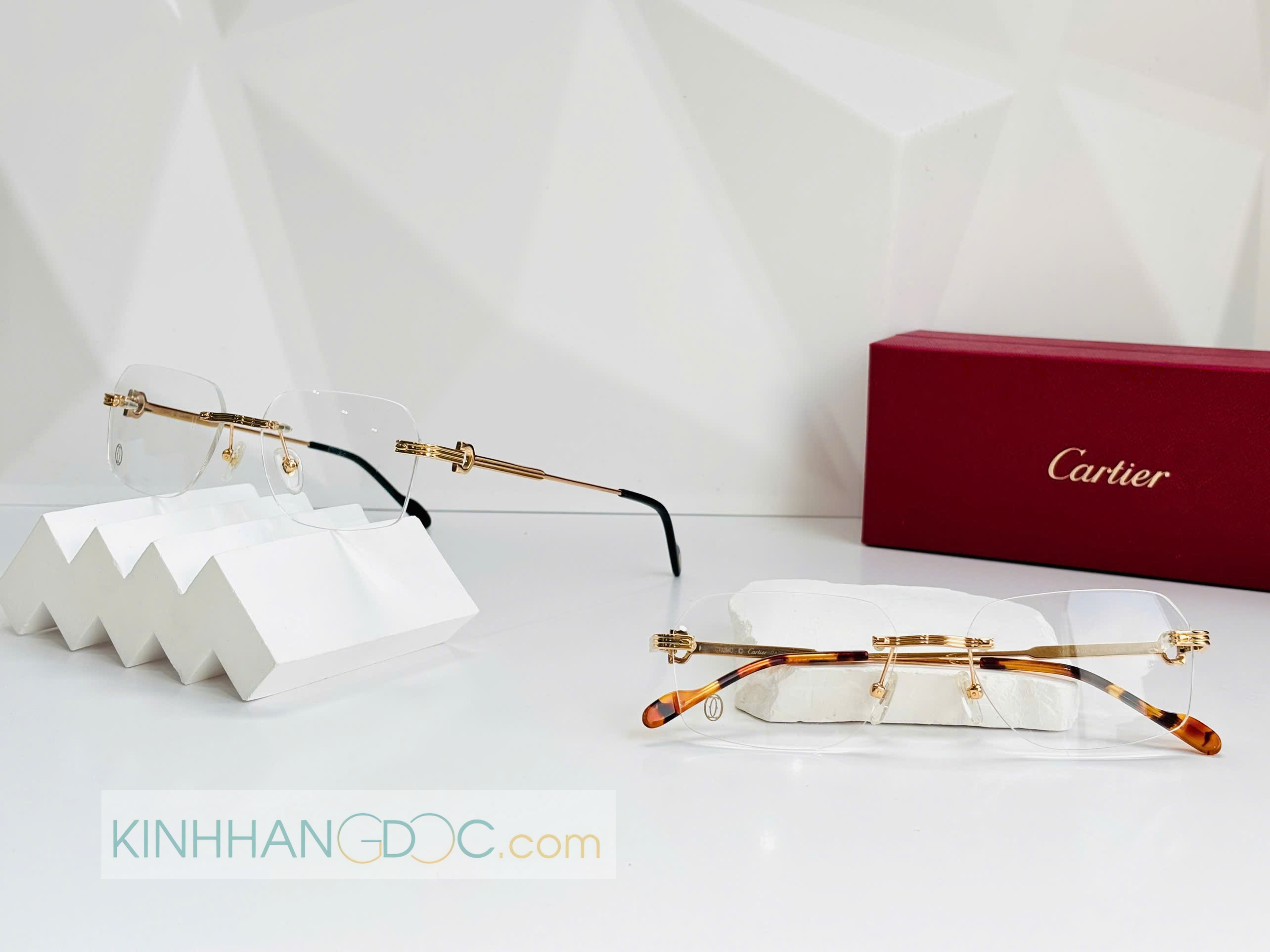 GỌNG KÍNH KHOAN CAO CẤP CARTIER CT0284O - CARTIER CT0284O EYEGLASS