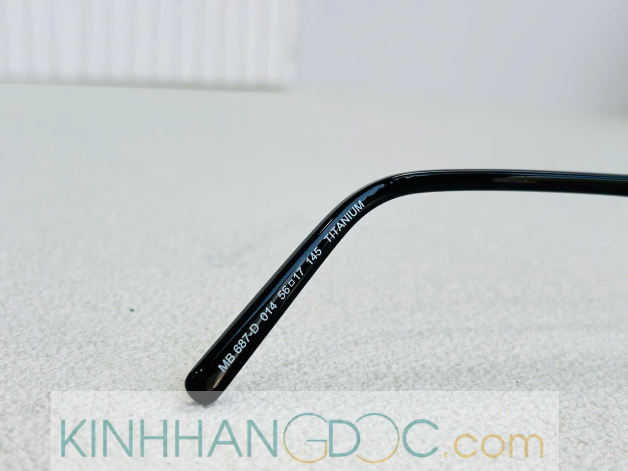 GỌNG KÍNH CẬN MONTBLANC MB687 TITANIUM CAO CẤP - MONTBLANC MB687 SILVER TITANIUM EYEGLASS