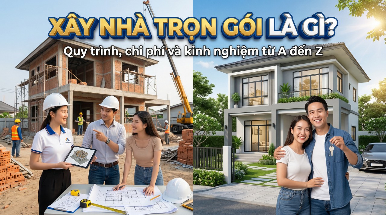 Xây nhà trọn gói là gì? Quy trình, chi phí và kinh nghiệm từ A đến Z