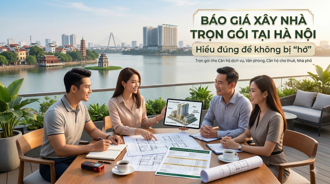 Báo giá xây nhà trọn gói tại Hà Nội - Hiểu đúng để không bị “hớ”