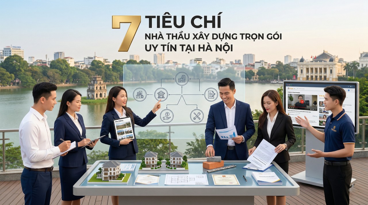 7 tiêu chí chọn nhà thầu xây dựng trọn gói uy tín tại Hà Nội