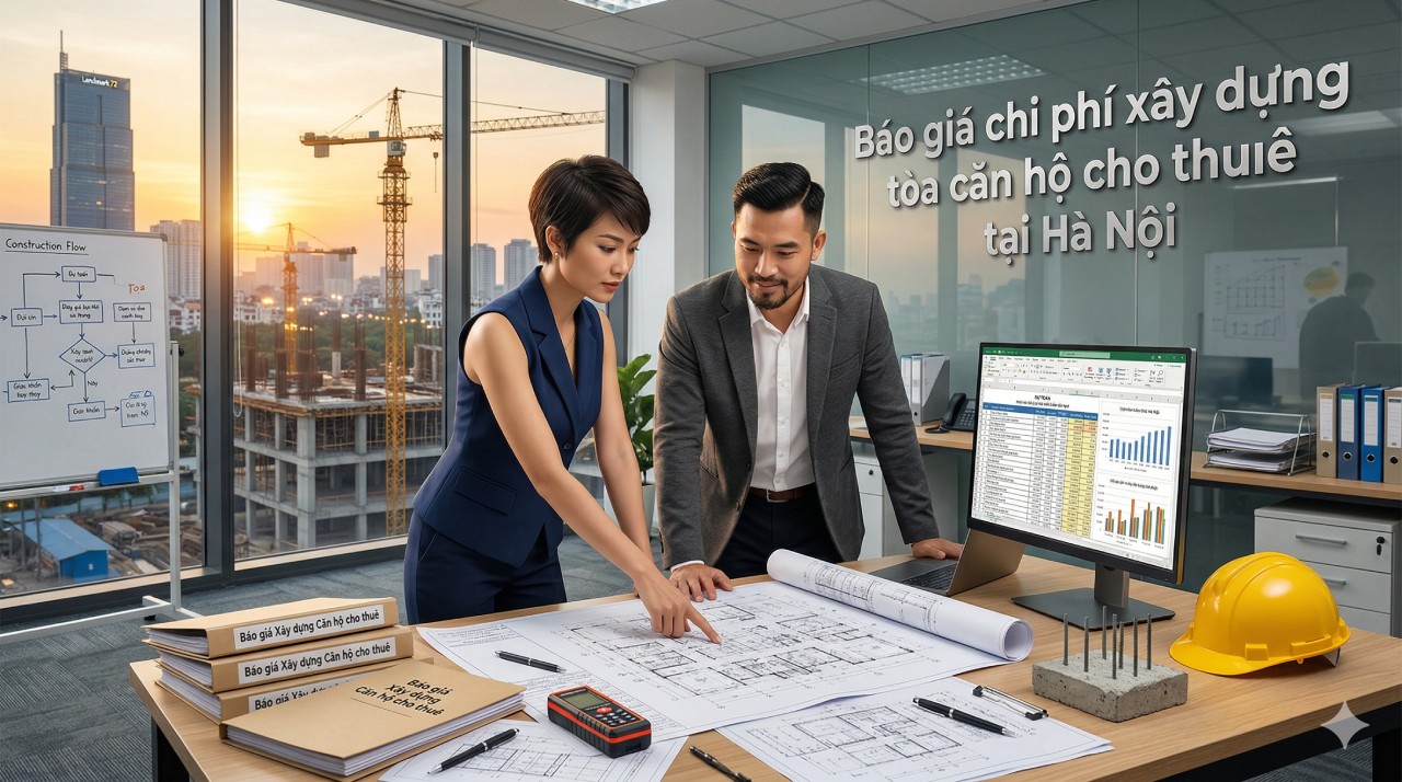 Báo giá chi phí xây dựng tòa căn hộ cho thuê tại Hà Nội