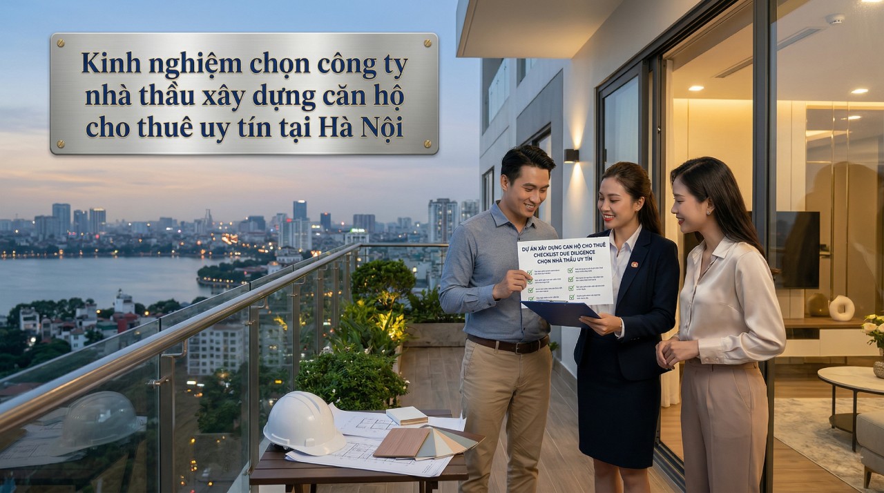 Kinh nghiệm chọn công ty nhà thầu xây dựng căn hộ cho thuê uy tín tại Hà Nội
