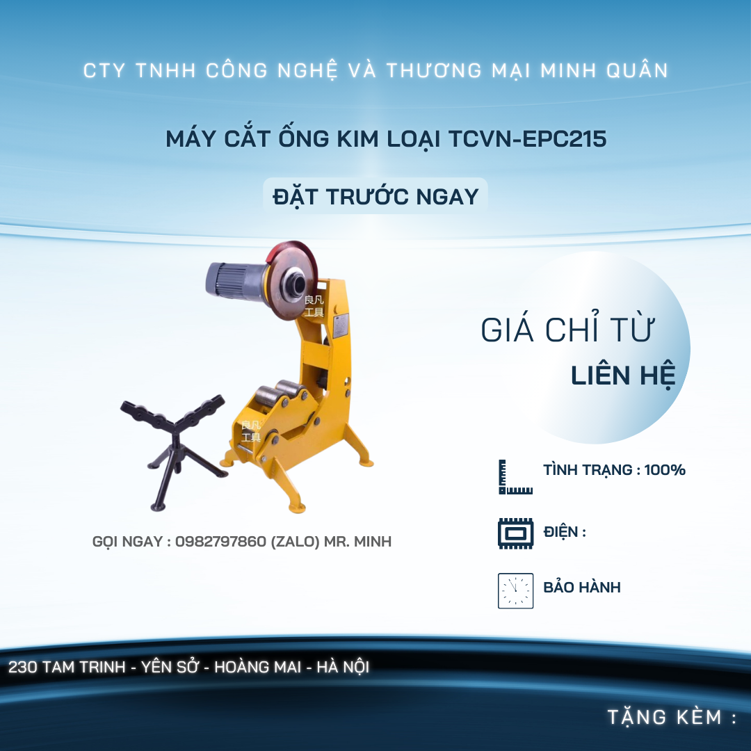 Máy cắt ống kim loại TCVN-EPC215