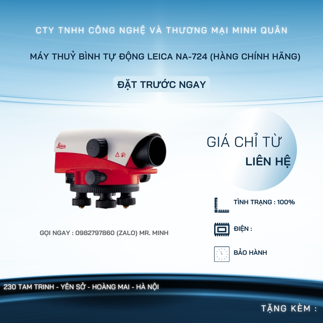 MÁY THUỶ BÌNH TỰ ĐỘNG LEICA NA-724 (Hàng Chính Hãng)