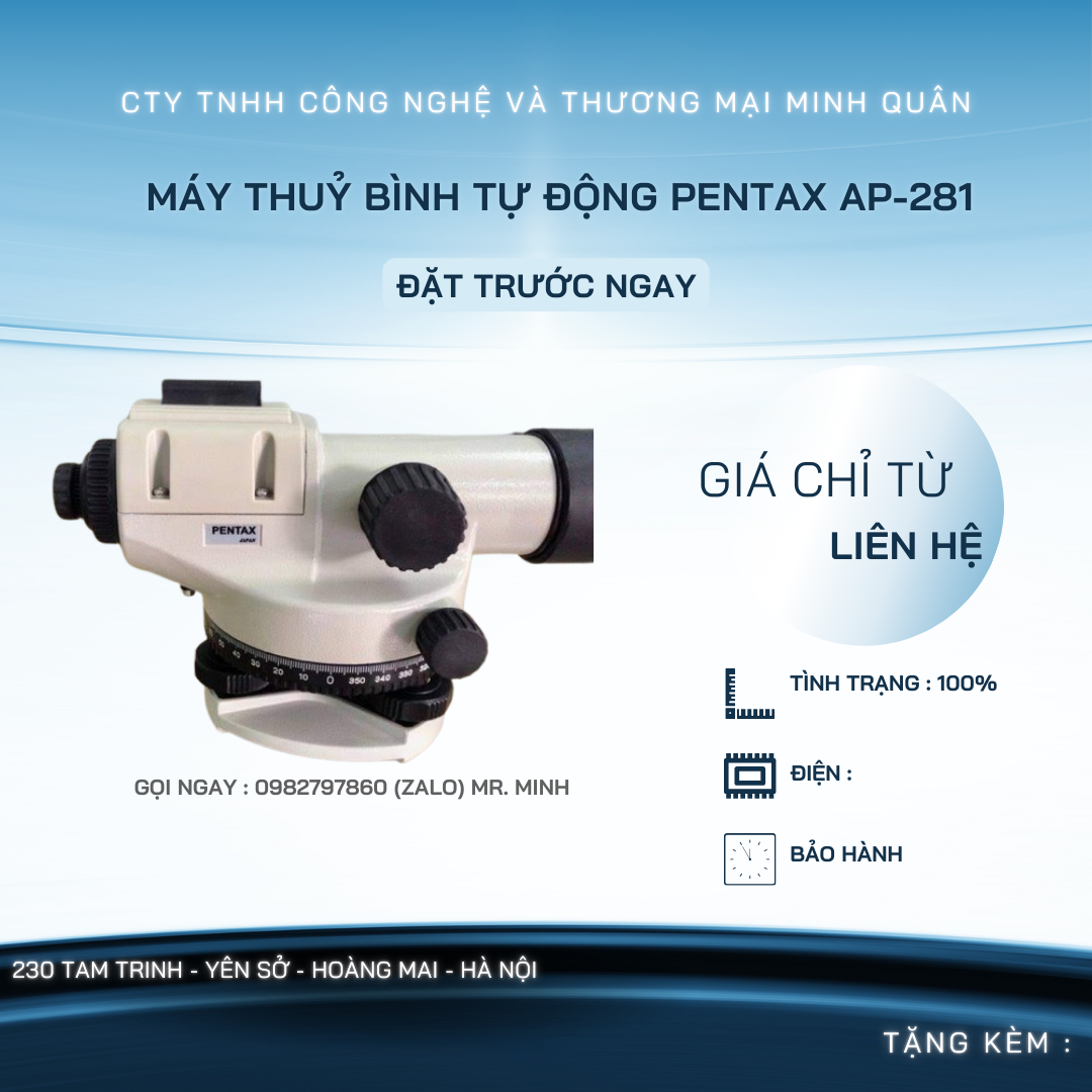 MÁY THUỶ BÌNH TỰ ĐỘNG PENTAX AL-28X