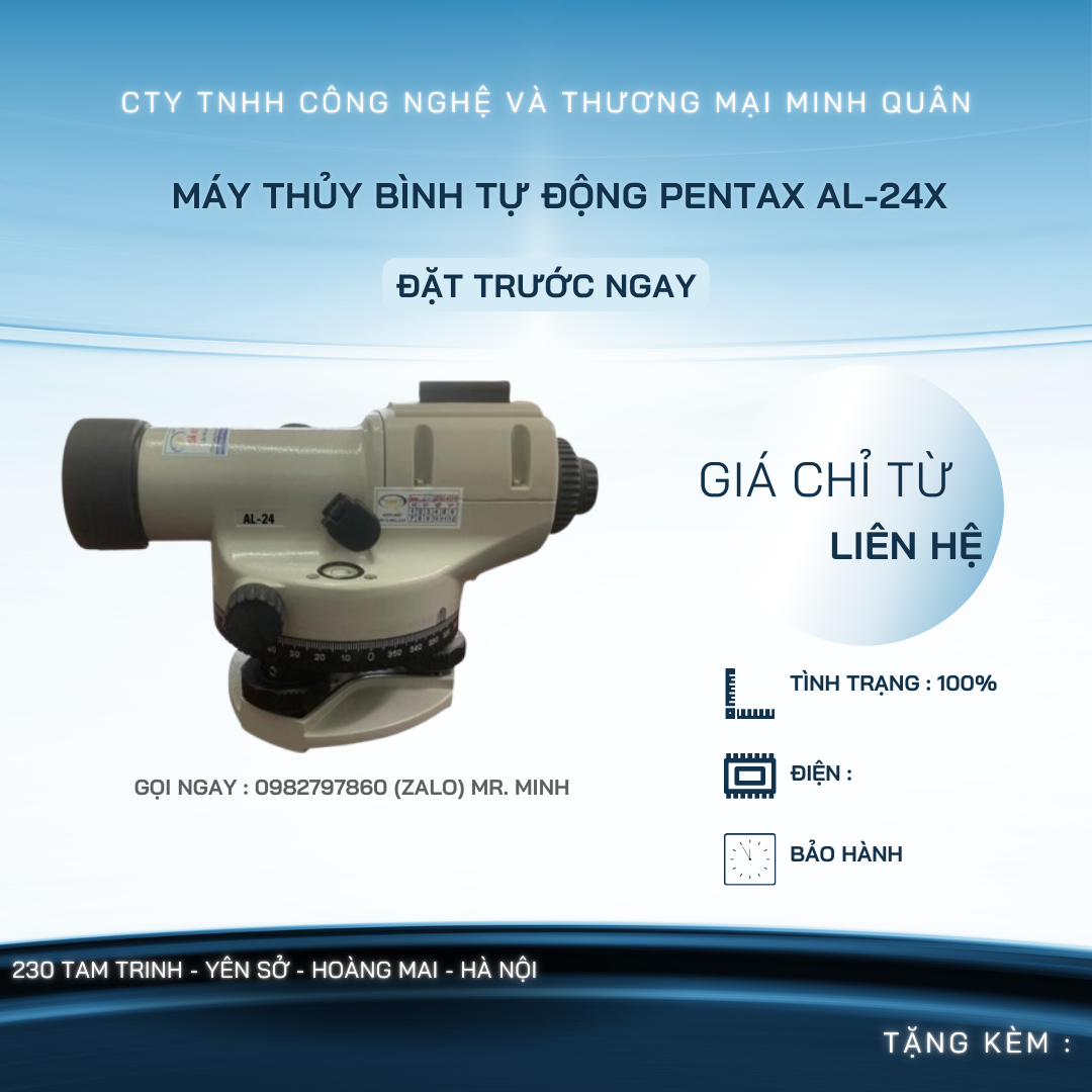 MÁY THỦY BÌNH TỰ ĐỘNG PENTAX AL-24X