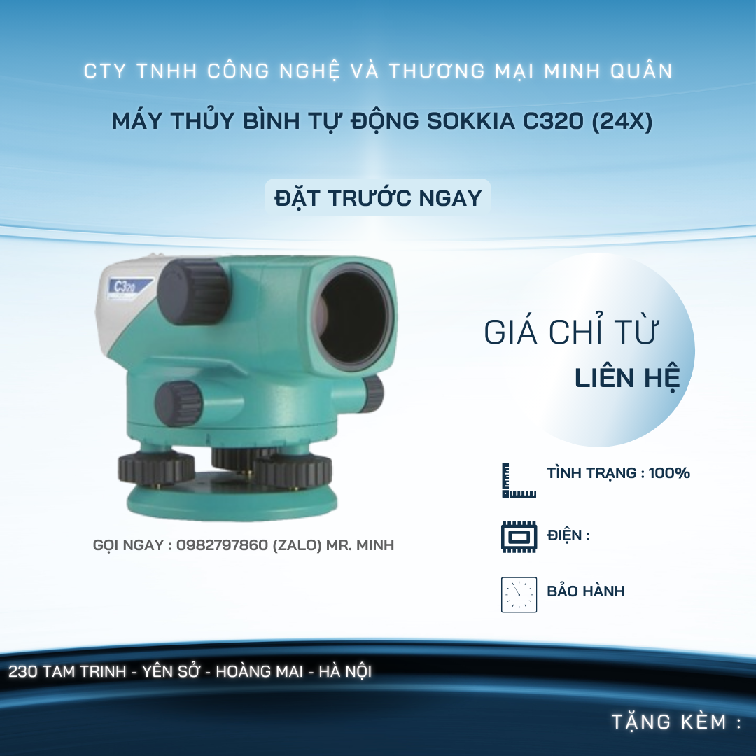 Máy thủy bình tự động Sokkia C320 (24X)