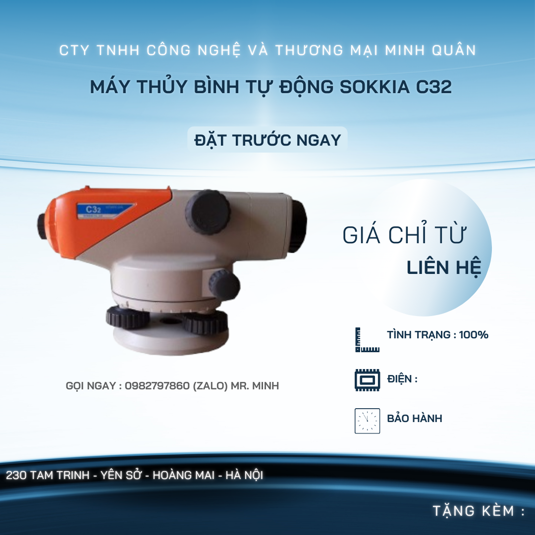 Máy thủy bình tự động SOKKIA C32