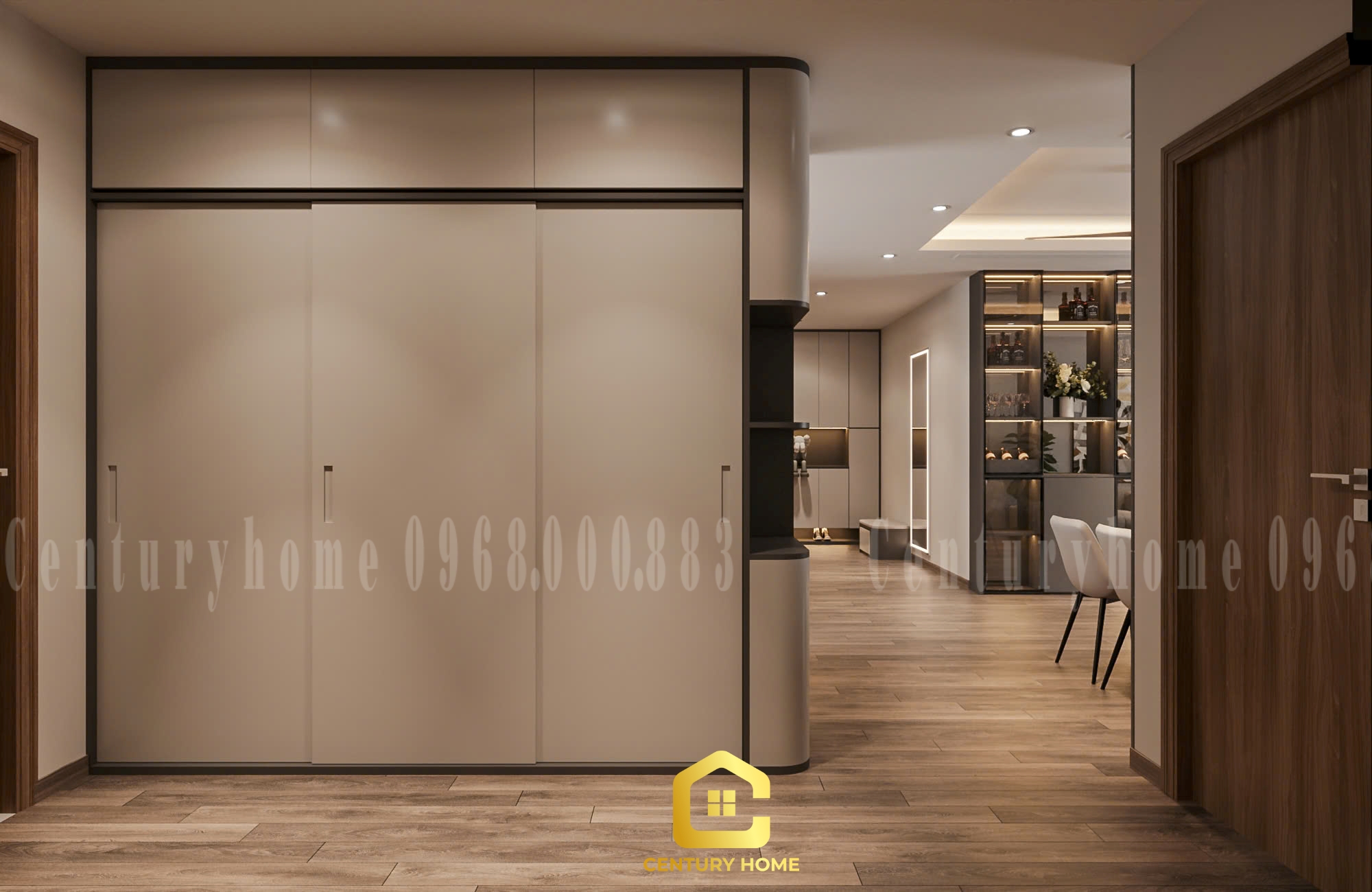 Thiết Kế Nội Thất Phòng Bếp Phong Cách Hiện Đại - Chị Yến Cầu Giấy