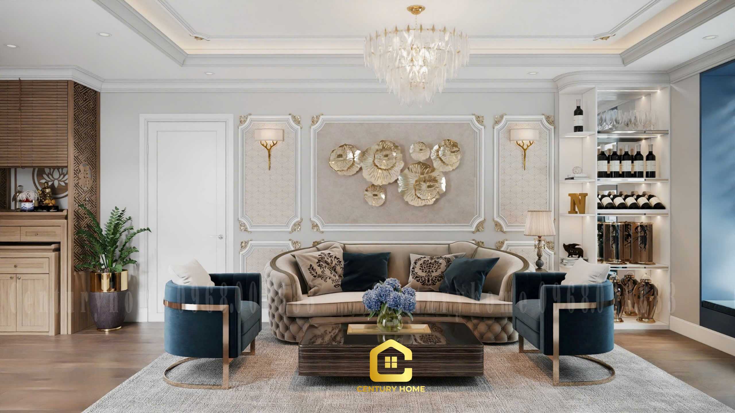 Thiết Kế Nội Thất - pc Tân Cổ - chị Hiền - Eco Greend Nguyễn Xuyển