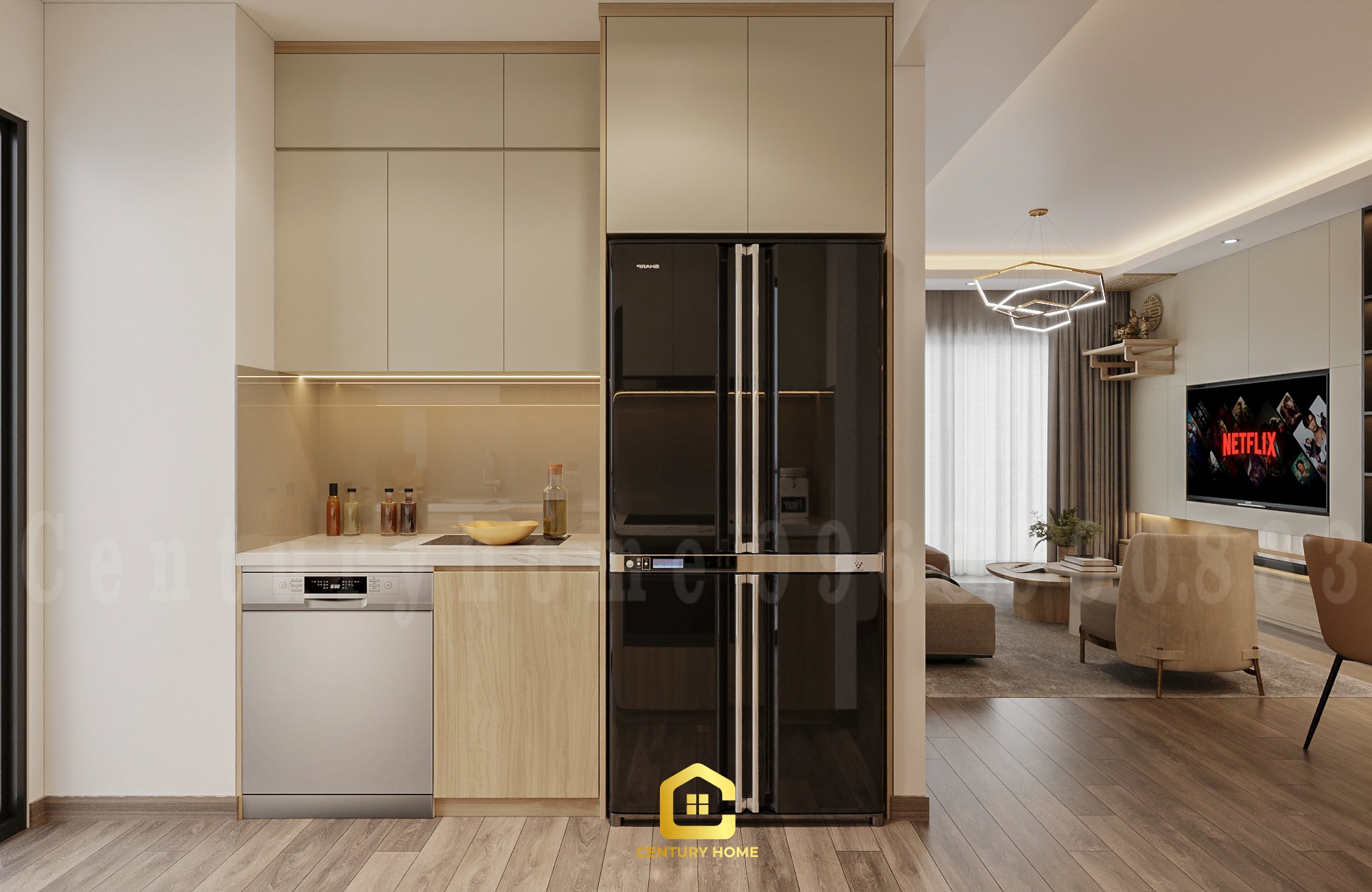 Thiết Kế Nội Thất - pc Hiện Đại- Anh Vinh - Hoàng Mai