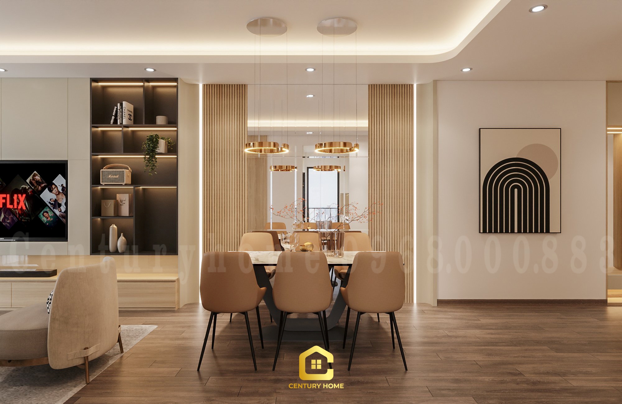 Thiết Kế Nội Thất - pc Hiện Đại- Anh Vinh - Hoàng Mai