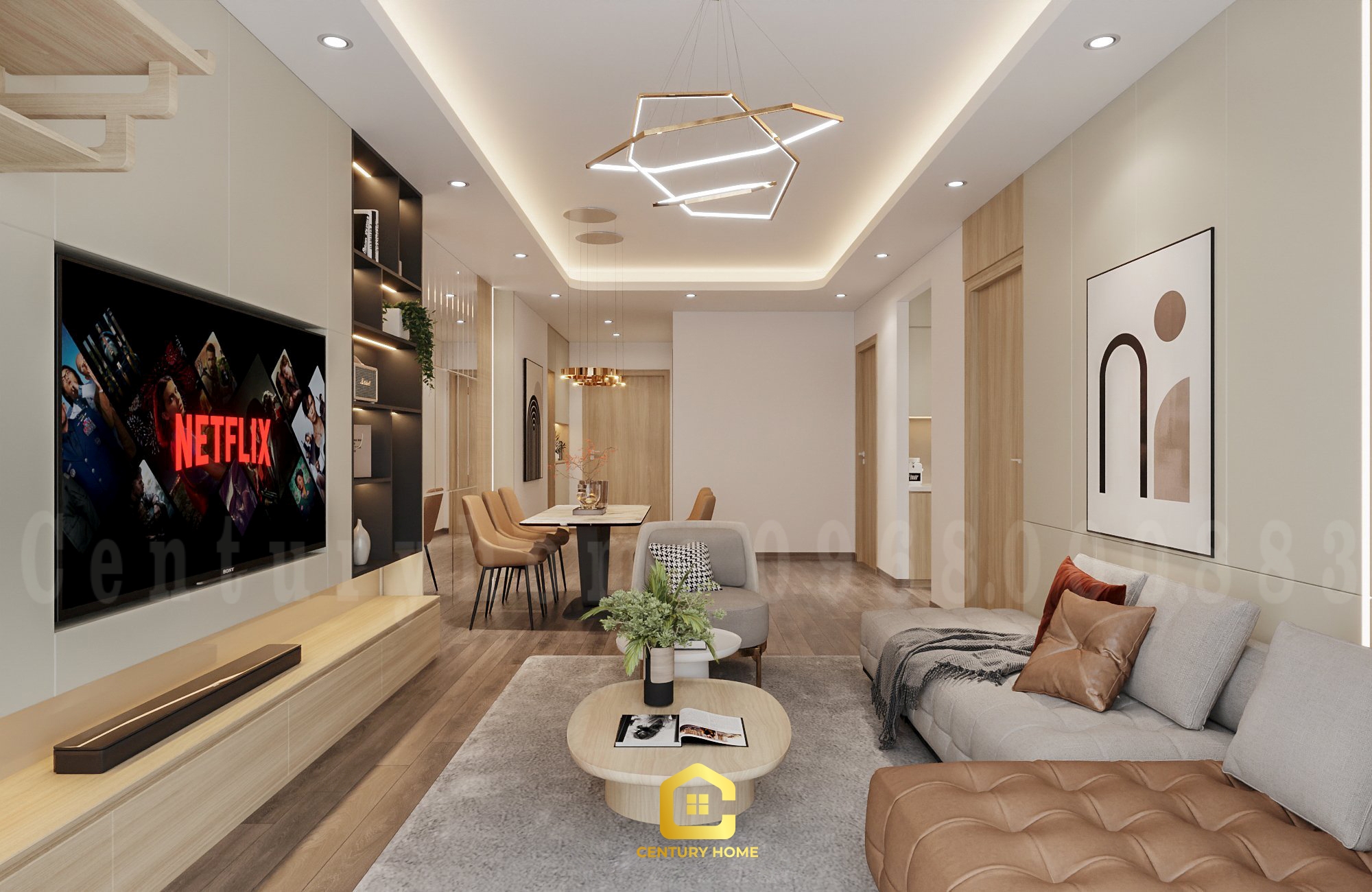 Thiết Kế Nội Thất - pc Hiện Đại- Anh Vinh - Hoàng Mai